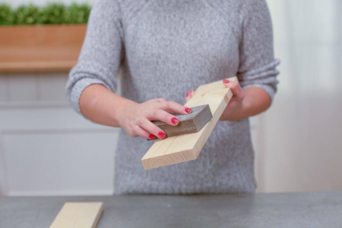 use a sanding sponge use a sanding sponge