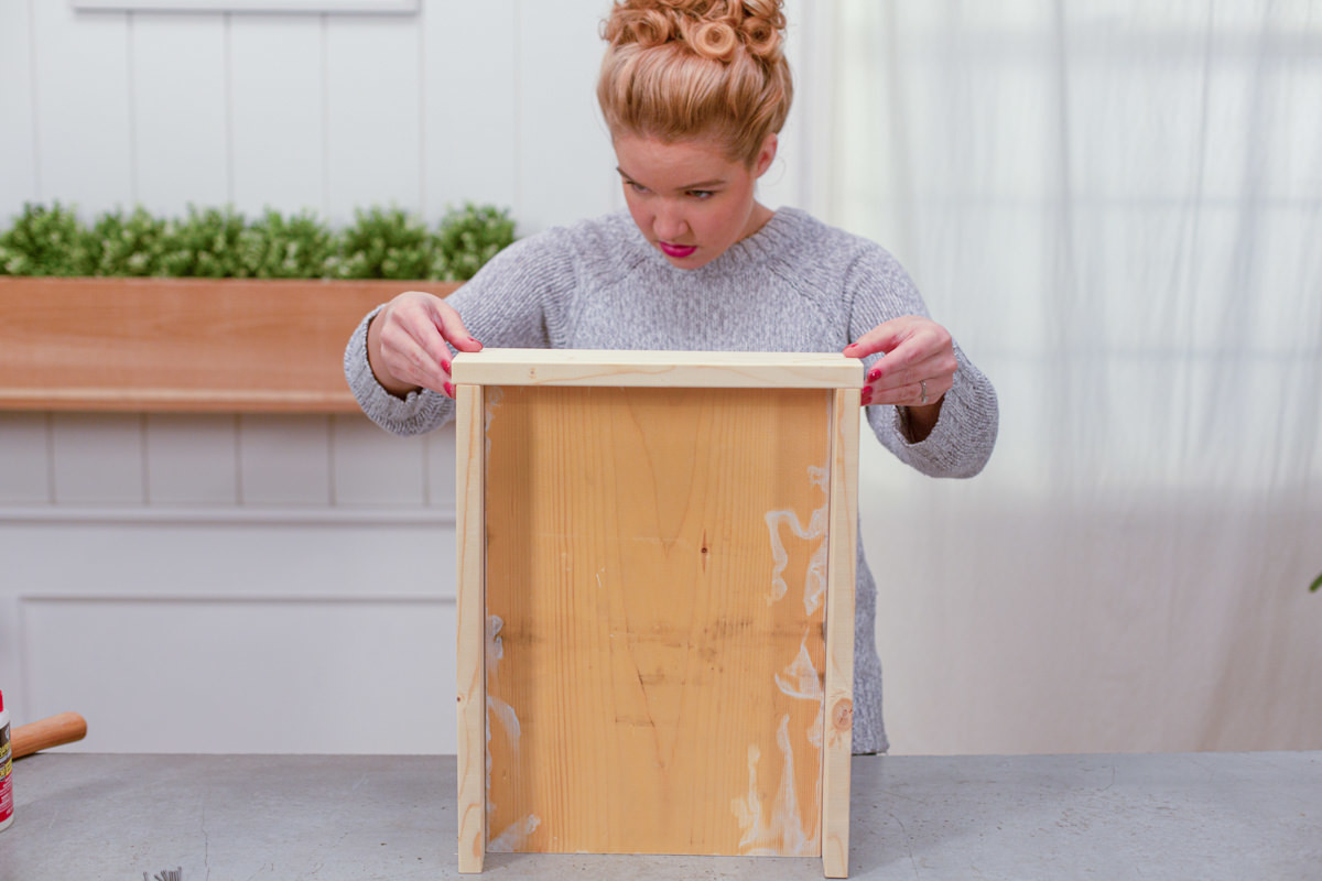 Secure frame to board Secure frame to board