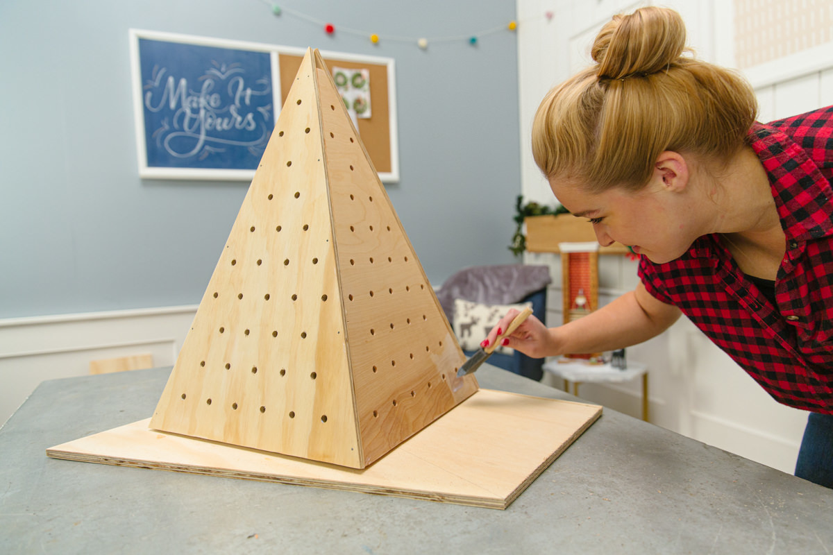 add a clear coat of polyurethane to protect the wood add a clear coat of polyurethane to protect the wood