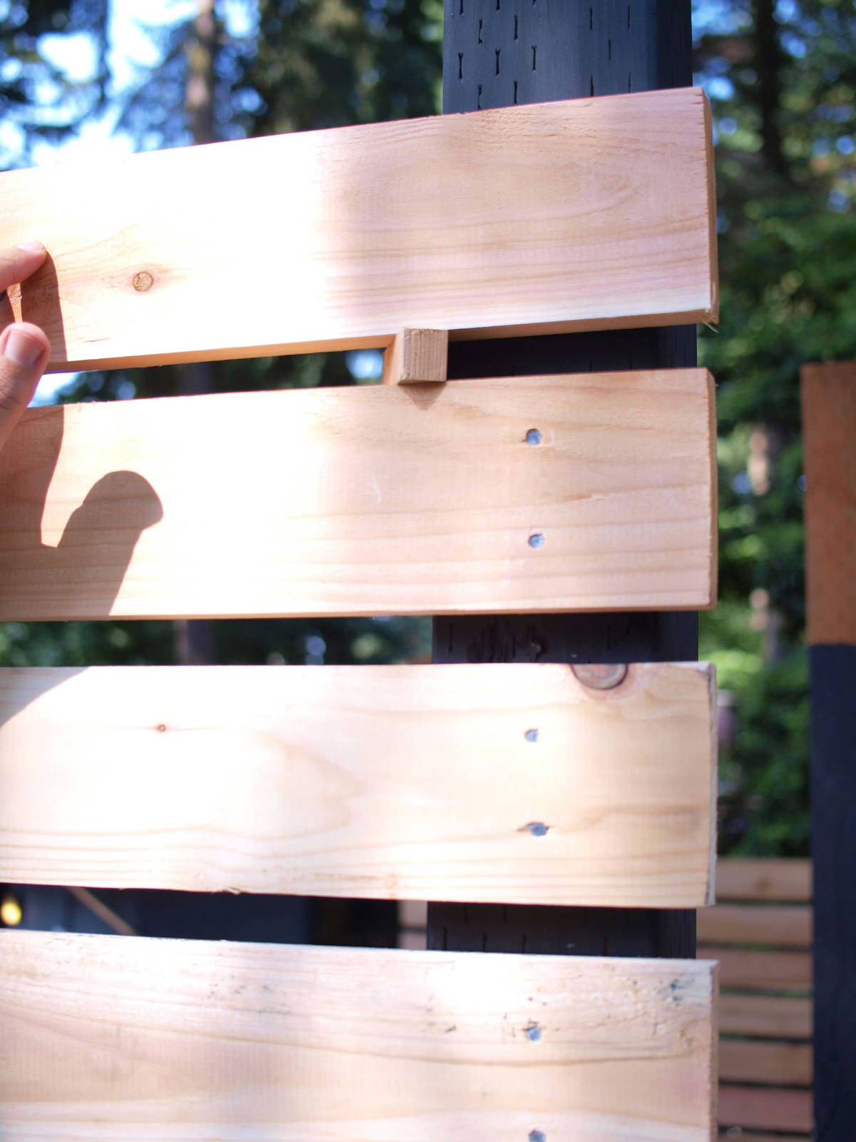 How To Build A DIY Backyard Fence Part ll DIY Modern Fence Dunn DIY