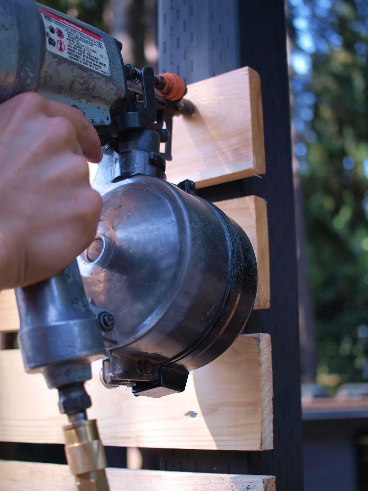 How To Build A DIY Backyard Fence Part ll DIY Modern Fence Dunn DIY