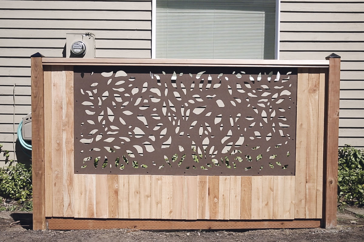 how to build a framed panel fence how to build a framed panel fence
