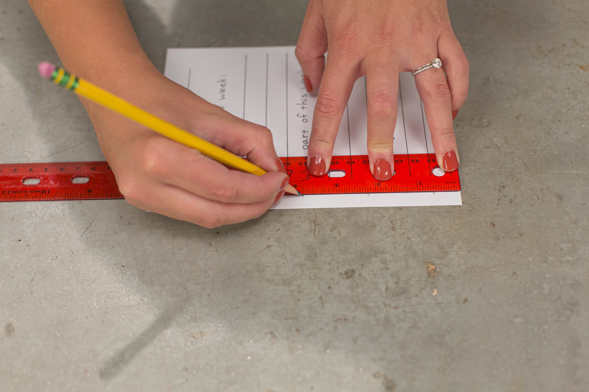 mark holes for journal mark holes for journal