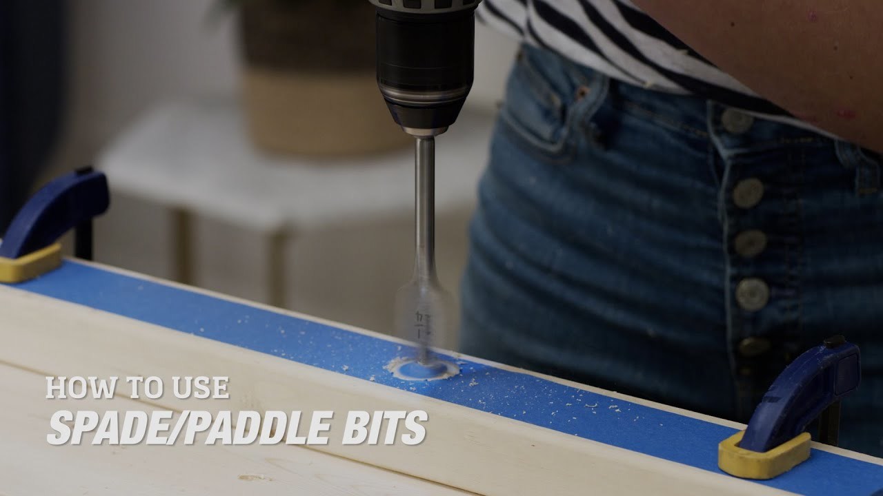 What is the difference between a spade bit and a paddle bit? What is the difference between a spade bit and a paddle bit?