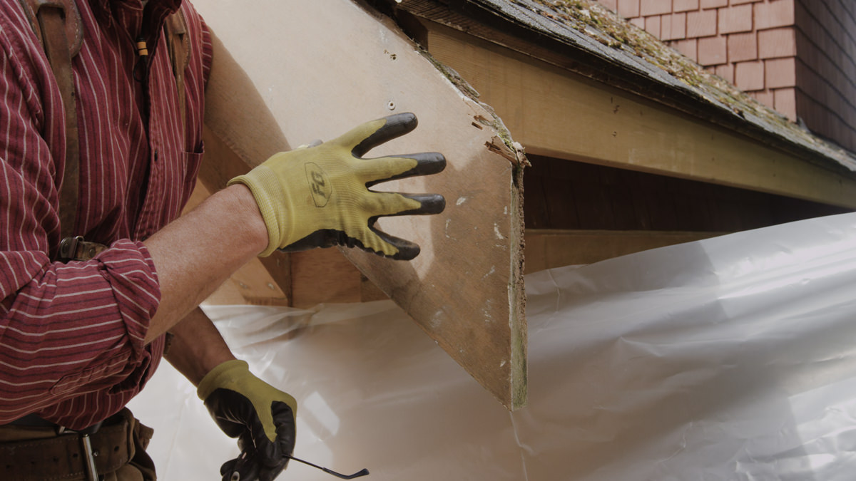 How to Repair a Rotten Historic Gable Fascia Tail Gable Fascia Repair