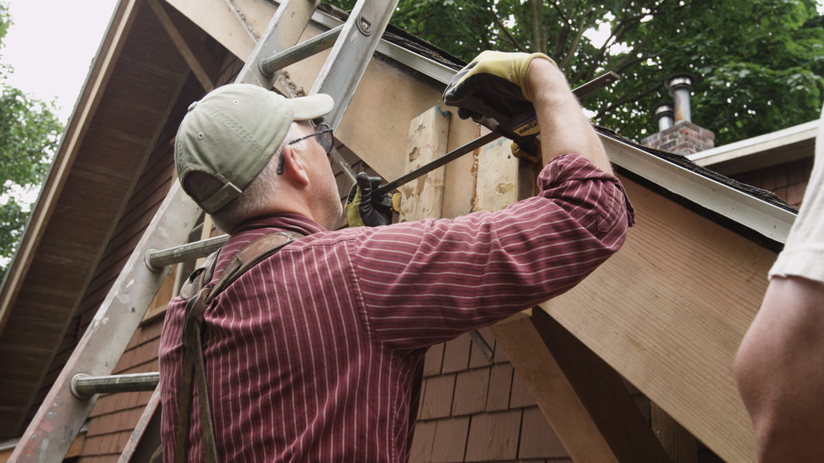 How to Repair a Rotten Historic Gable Fascia Tail Gable Fascia Repair