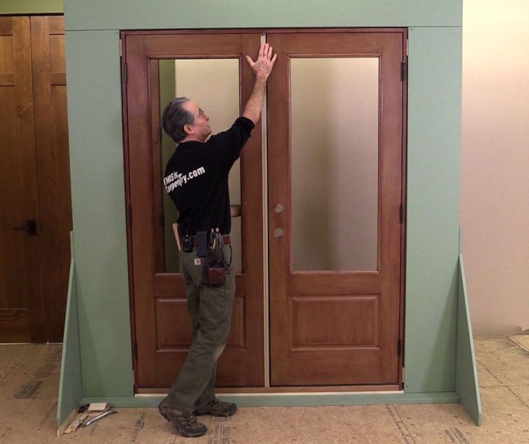 Patio Door Series Part 4 How to Install Double Doors Dunn Lumber