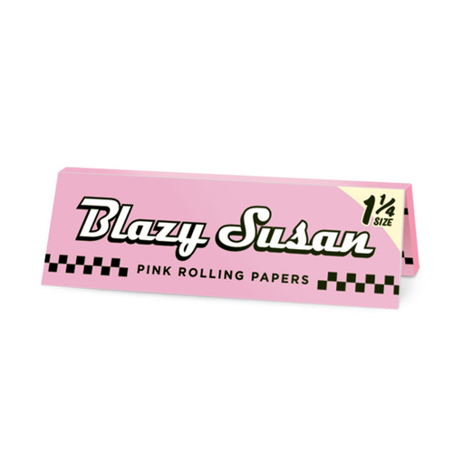 Blazy Susan Pink Rolling Papers 1 ¼" 50ct