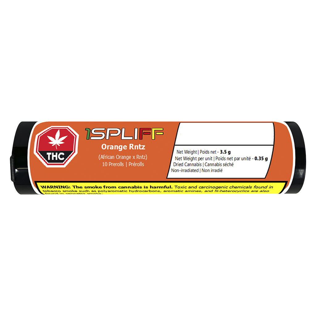 1SPLIFF - Orange Rntz PRJs - 10x0.35g