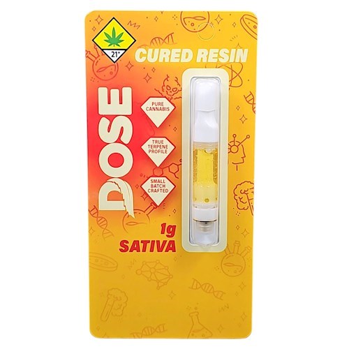 Dose Harlequin CBD (Sativa/CBD) 1g Cured Resin Cartridge