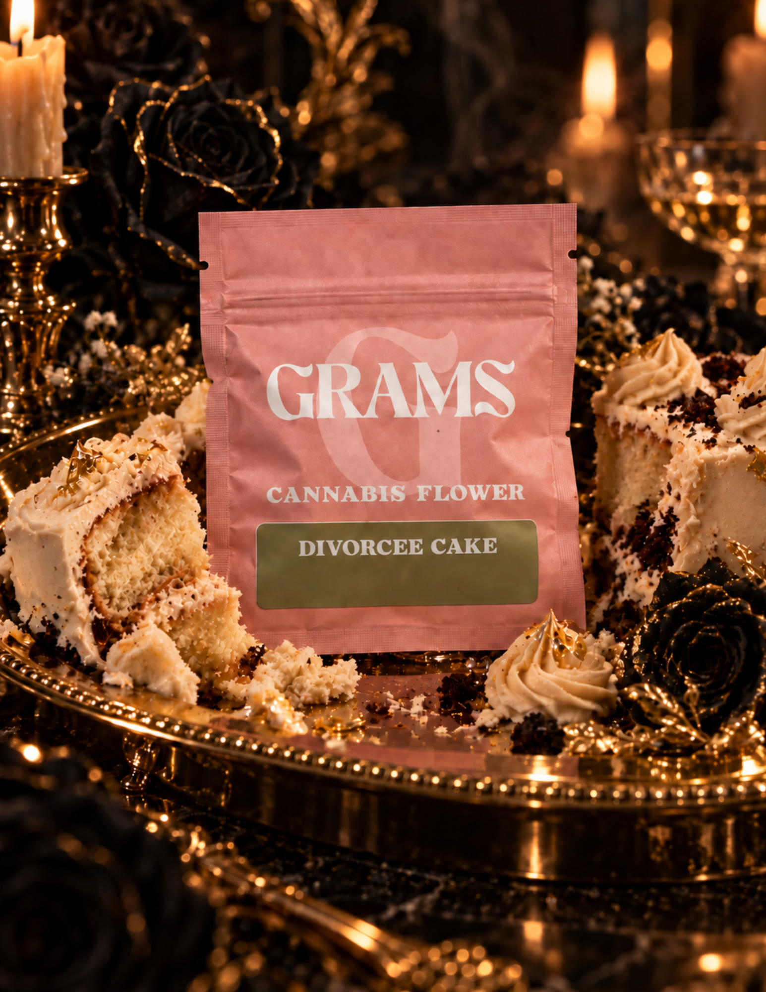 Grams | Divorcee Cake | Indica | Flower | 1g