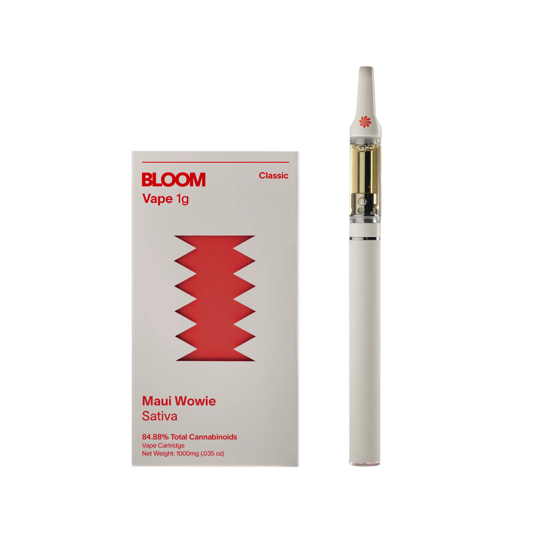 Bloom Classic | Maui Wowie | 1g Cart | Sativa