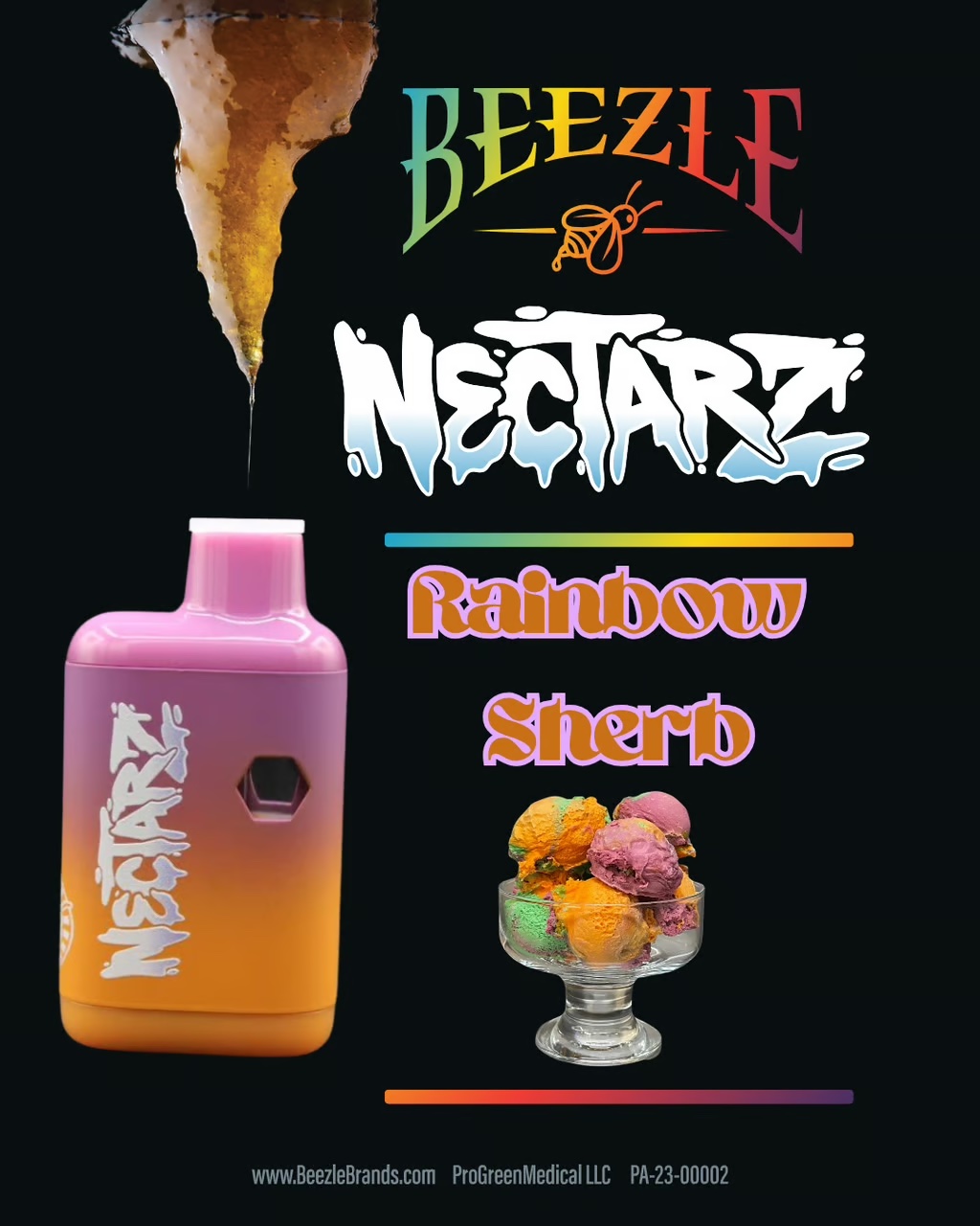 Nectarz Disposable (1g) Rainbow Sherb