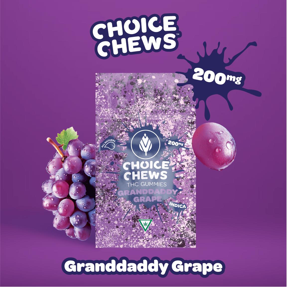 Granddaddy Grape | Infused Gummies | 200mg | Indica