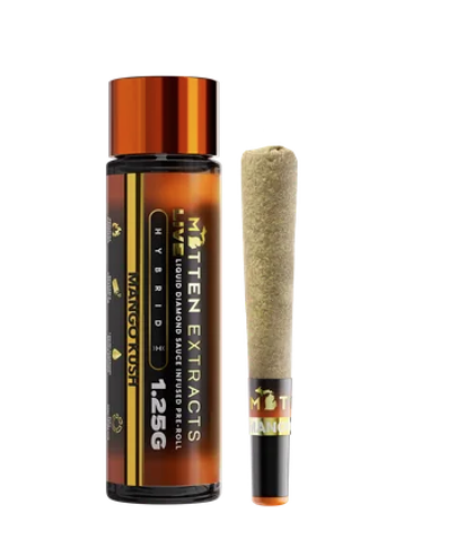 Mitten Extracts Live Sauce Infused Pre-Roll - Mango Kush