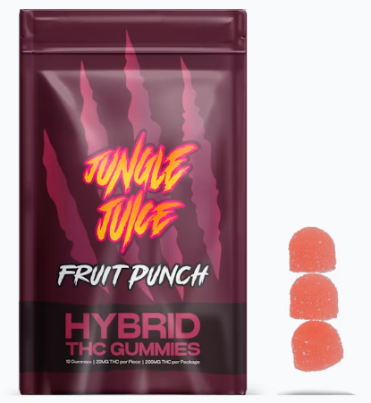 Jungle Juice | 200mg Gummies | 20mg - 10pk | Fruit Punch