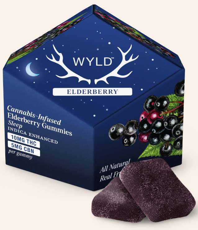 Wyld - Gummies - CBN - 2:1 Elderberry - 100mgTHC/50mgCBN