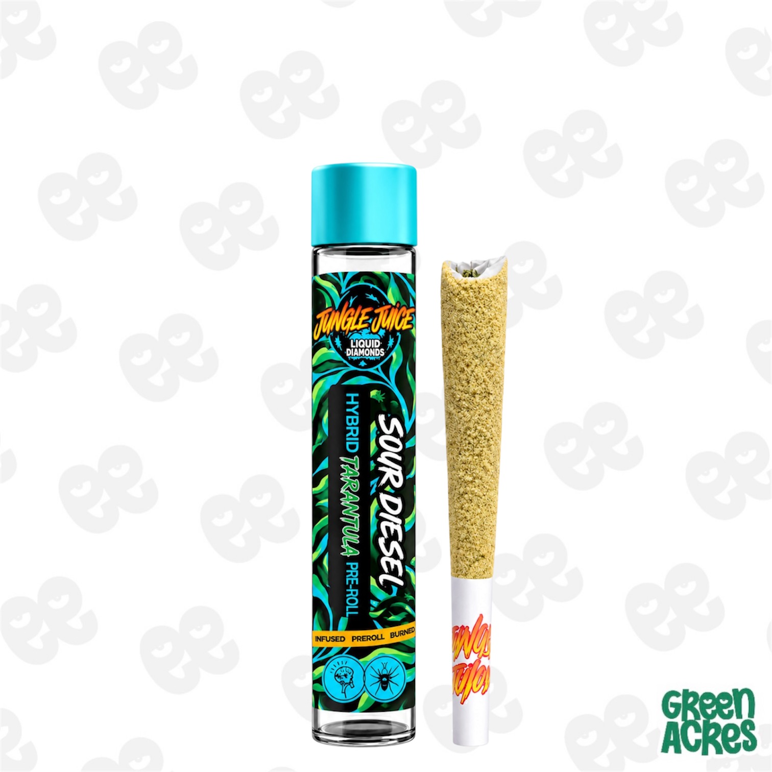 Jungle Juice: Sour Diesel 1G Infused Tarantula Pre-Roll