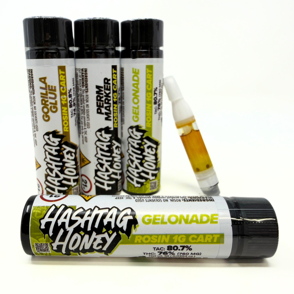 Hashtag Honey | Rosin 510 Cart | Gelonade | 1g