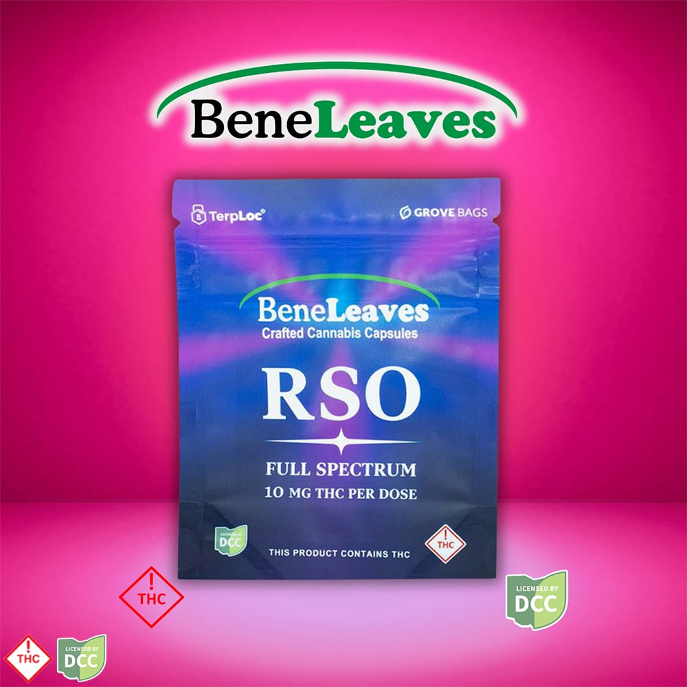BeneLeaves | RSO Capsules | 11pk 110mg