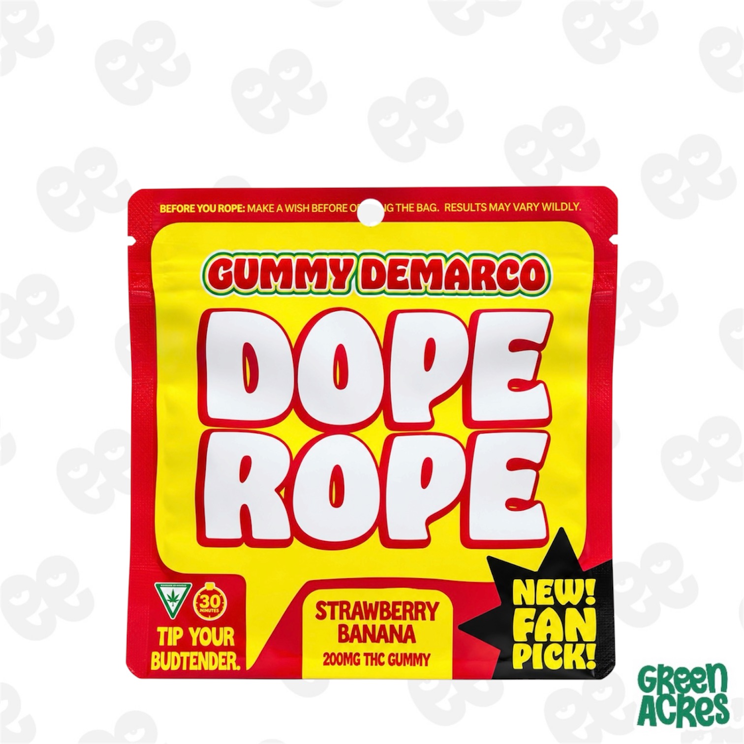 Dope Rope: Strawnana 200MG Gummy