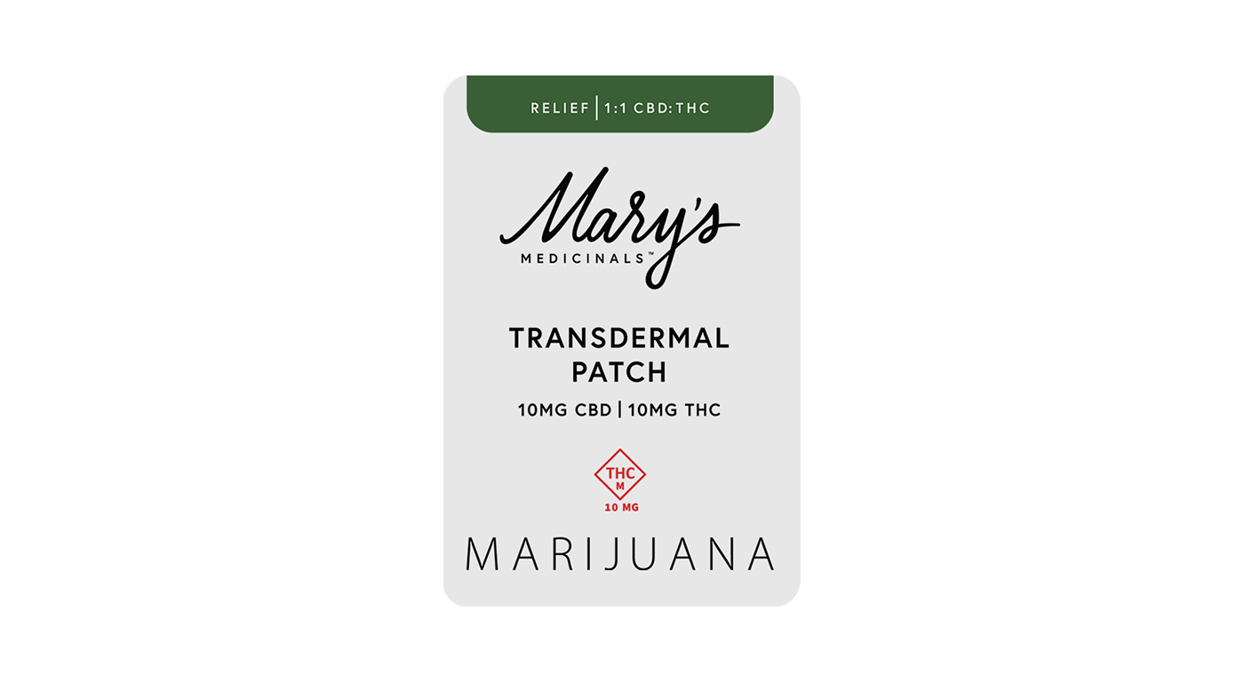 Transdermal Relief 1:1 Patch (10mg)