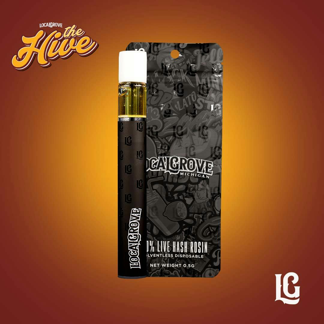 Local Grove: The Hive Live Hash Rosin Disposable 0.5g