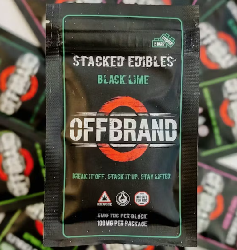 Black Lime Stacked Gummies (2pk | 100mg total)