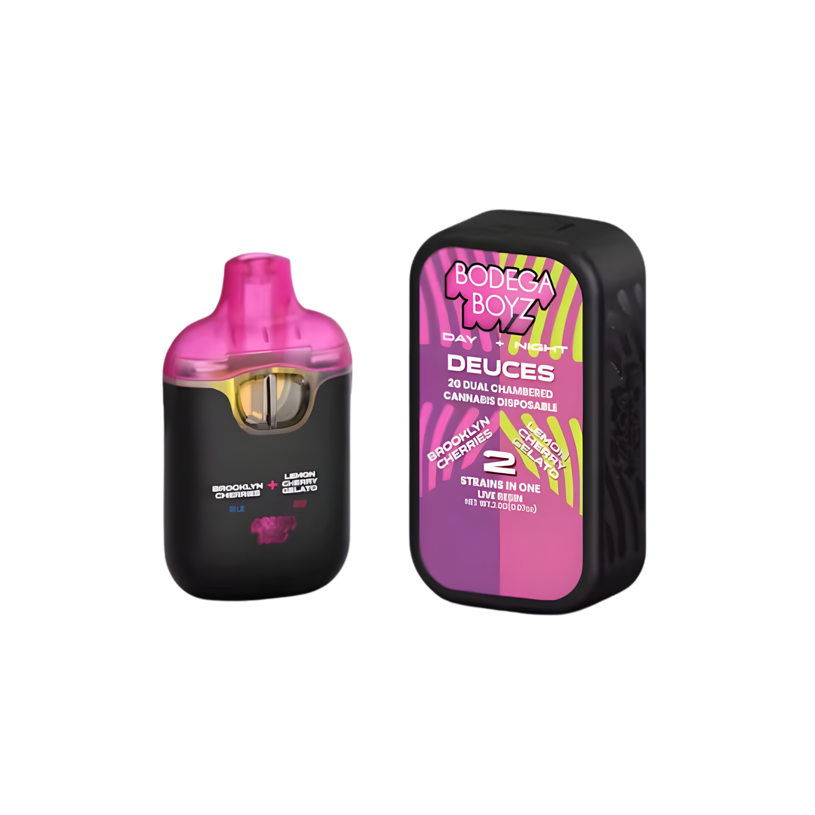 Bodega Boyz - Brooklyn Cherries x Lemon Cherry Gelato Disposable Vape - 1g