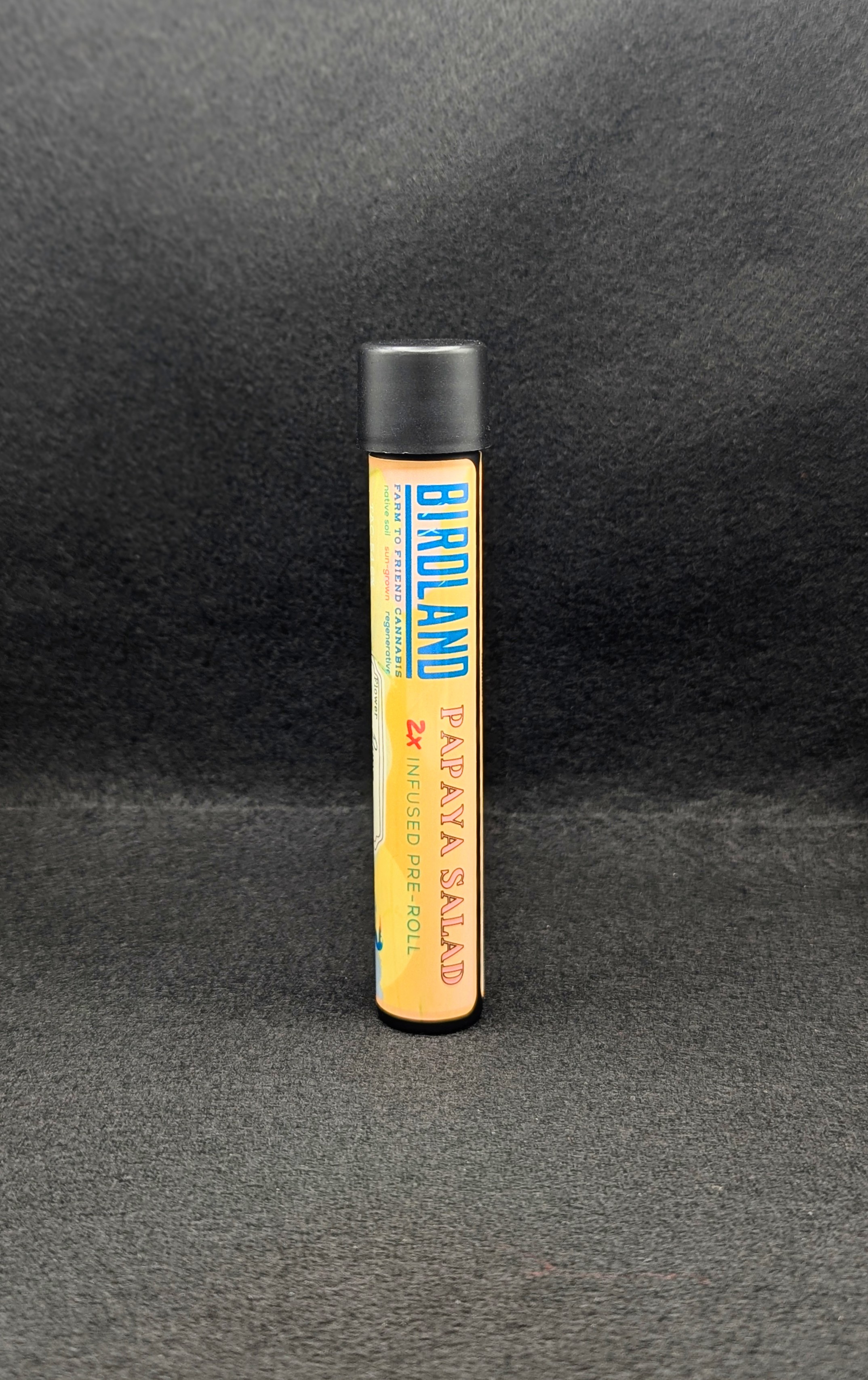 Papaya Salad - Double Infused (.25g Hash + .25g Rosin) Pre-Roll