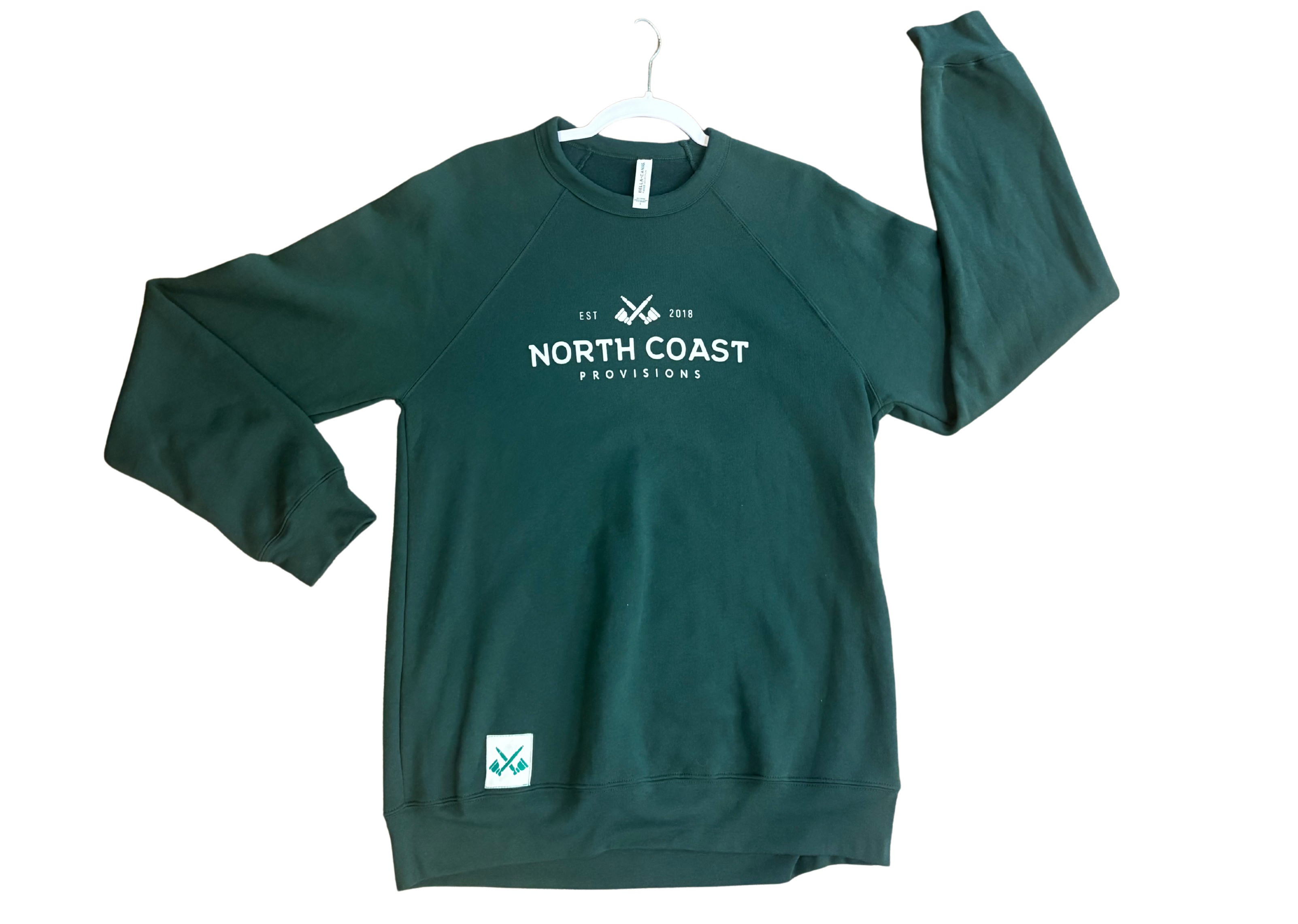 North Coast | Green/Grey Crew Neck Sweatshirt