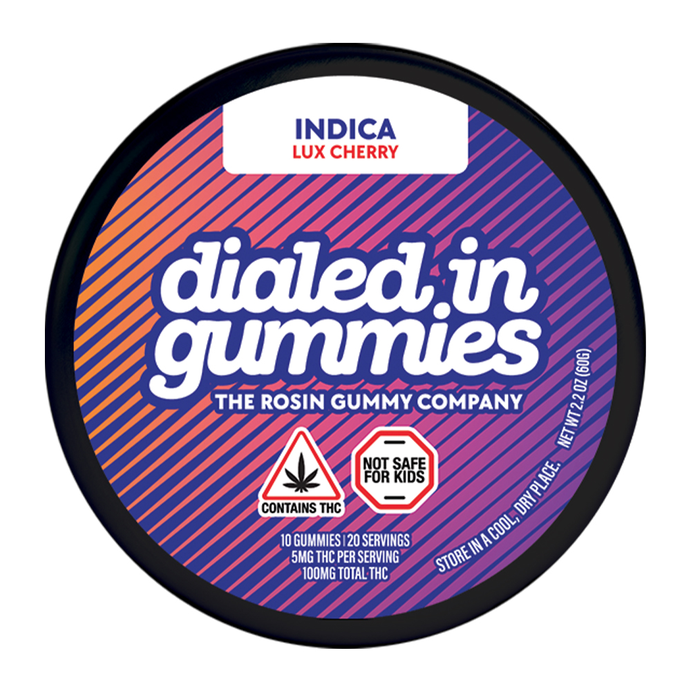 Lux Cherry Rosin Gummies | Edibles | 100mg