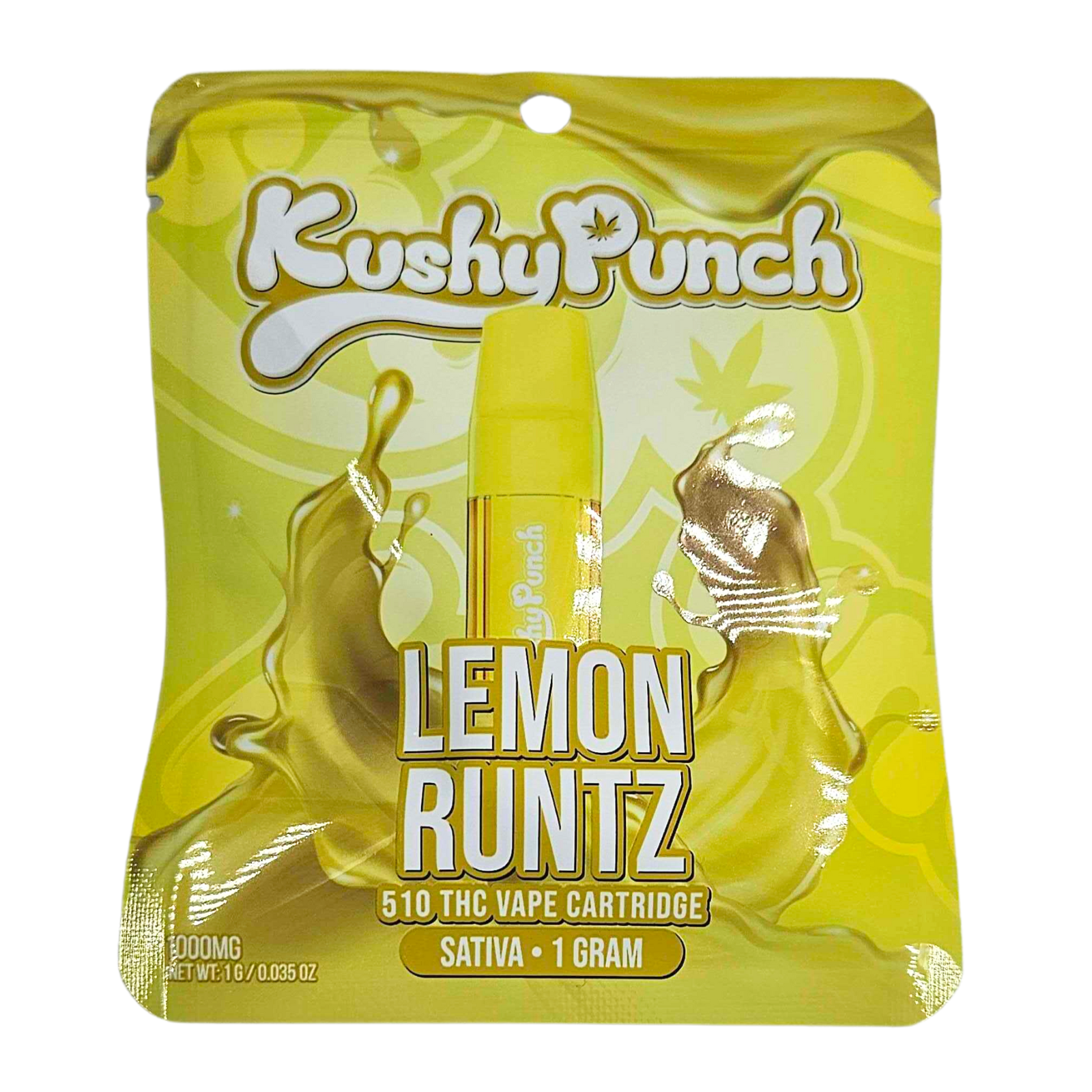 KUSHY PUNCH | Vape Cartridge | Lemon Runtz