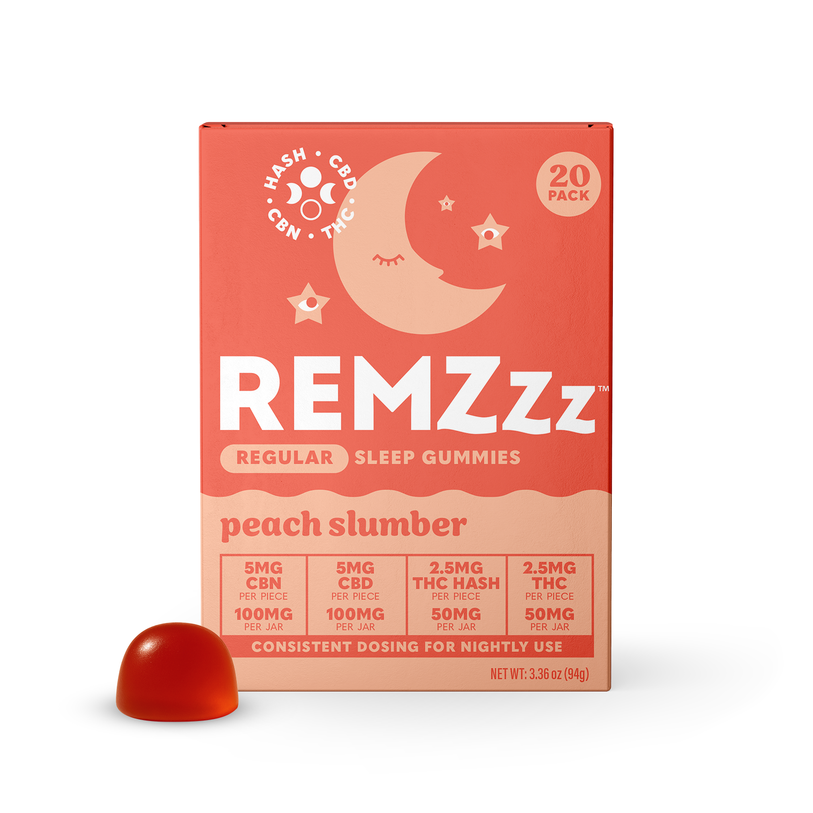 Sleep Gummies 20pk 5mg Thc