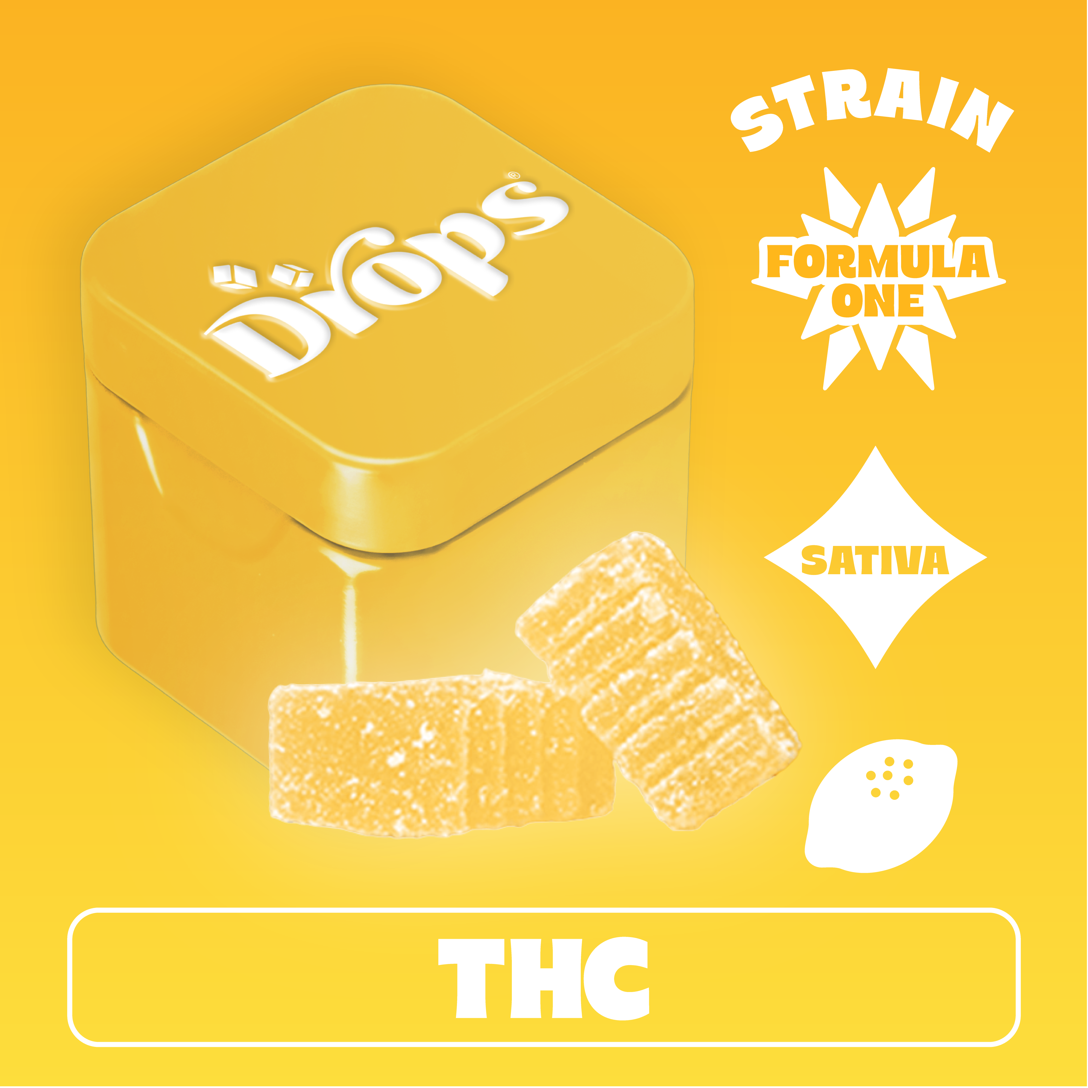 Lemon | Formula One Rosin Jellies | 2pk | 100