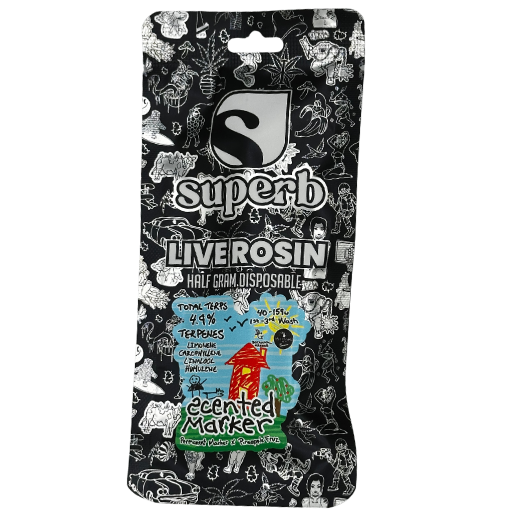 Superb Cannabis Live Rosin Disposable | Scented Marker