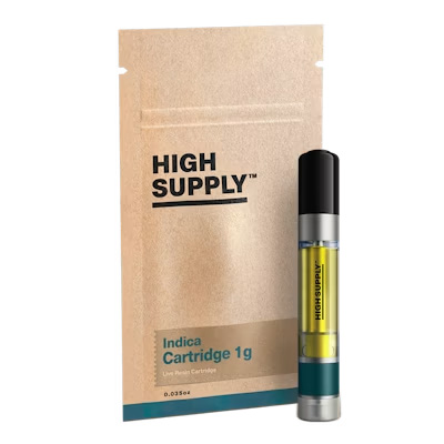 High Supply | 1g Live Resin Vape Cart | Permanent Gelato