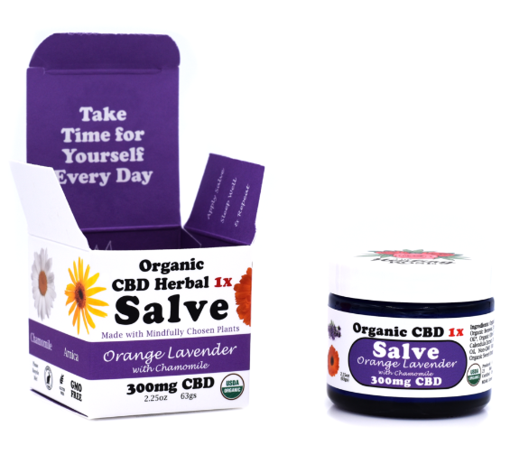 Organic Orange Lavender CBD Salve