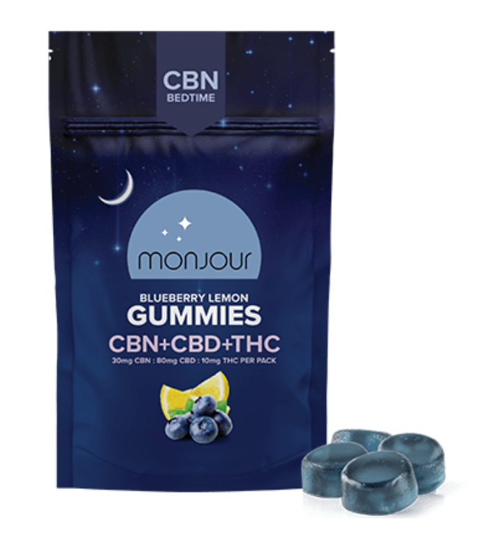 Bare CBN Bedtime Blueberry Lemon Soft Chews 4pk
