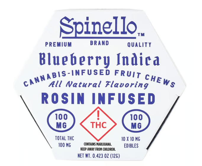 Blueberry - Indica - Rosin Fruit Chew - 100mg (1pk)