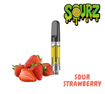 Liquid Gold | Sour Strawberry | Live Resin Distillate Blend product photo