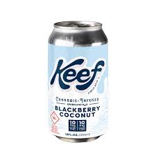KEEF DRINK BLACKBERRY COCONUT SPARKLING WATER 1:1 (H) 25MG