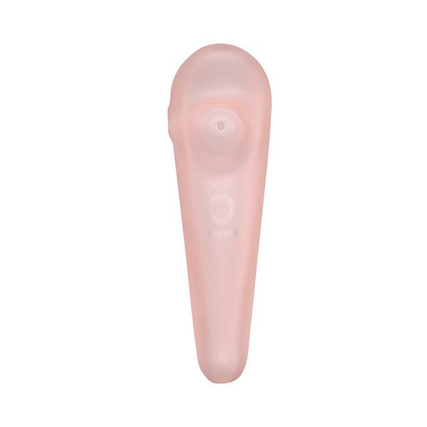 ONGROK | Teardrop Sandblasted Water Pipe | Pink