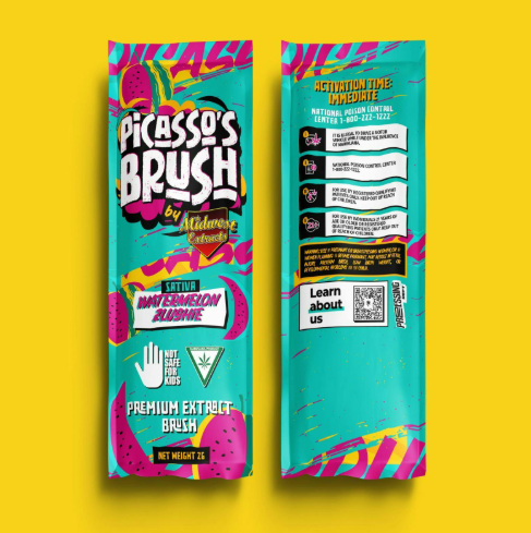 Picasso's Brush - Watermelon Zlushie - Live Resin Dart