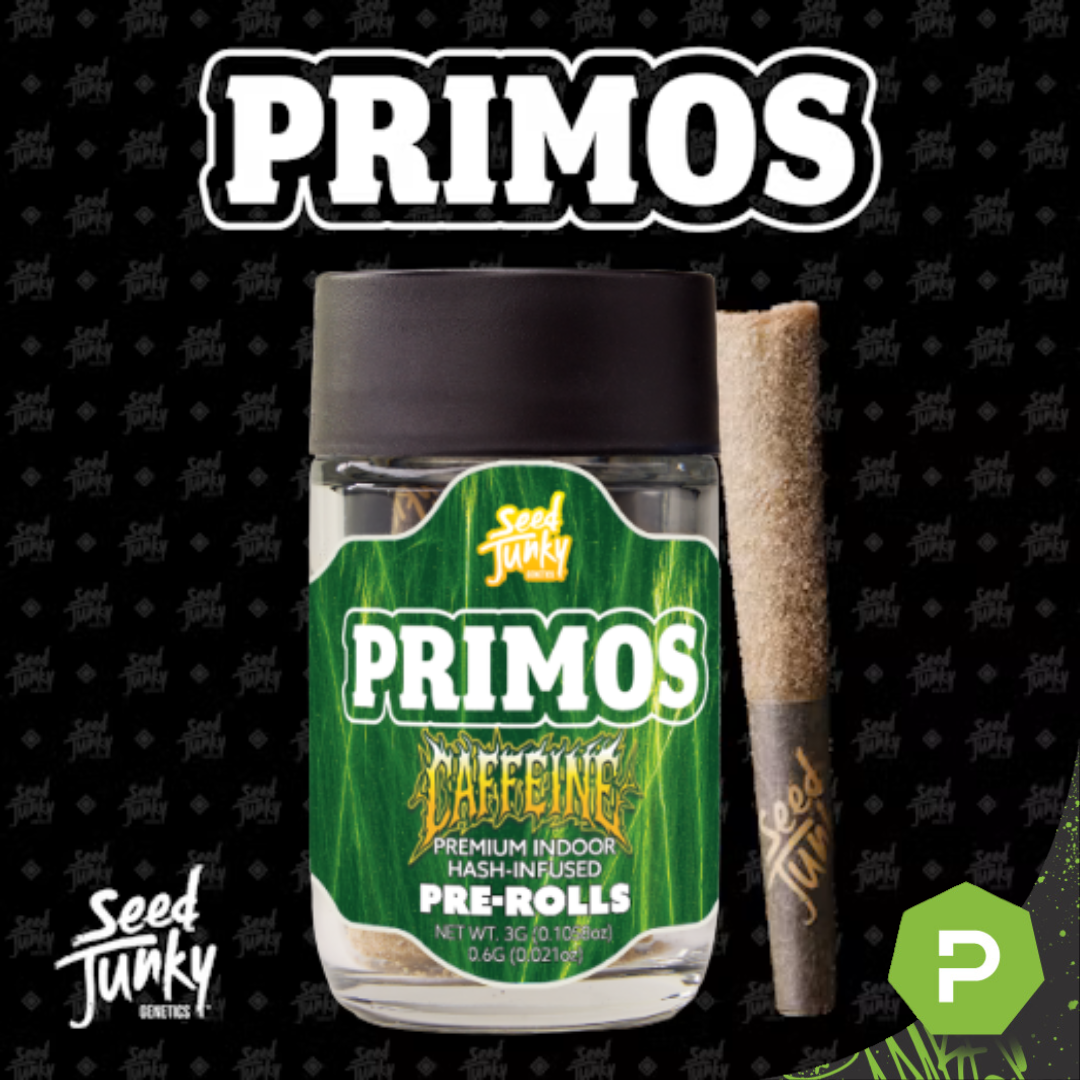 Seed Junky Primos | .6g x 5 Pack Bubble Hash | Caffeine