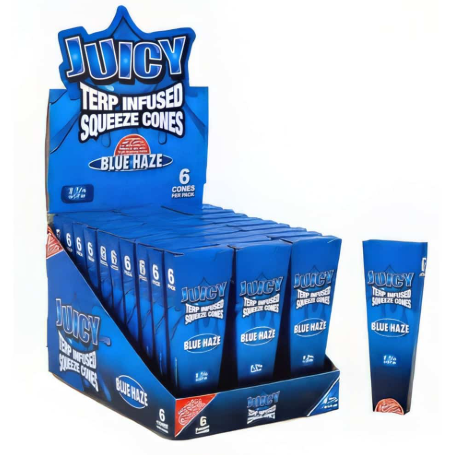 EPIC WHOLESALE - JUICY JAY 6PK CONES - BLUE HAZE