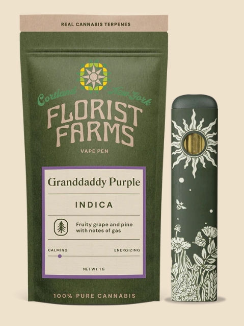 Florist Farms Granddaddy Purp Vape