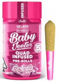 Baby Jeeter - Gelato - 5 x.5g Rosin Infused Prerolls
