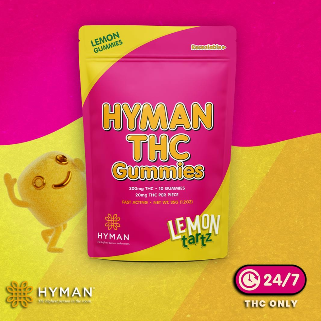 Hyman 200 All Day Gummies - Lemon Tartz