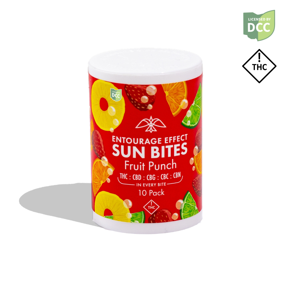 Firelands Scientific - Fruit Punch Entourage Sun Bites - Edible - 10pk